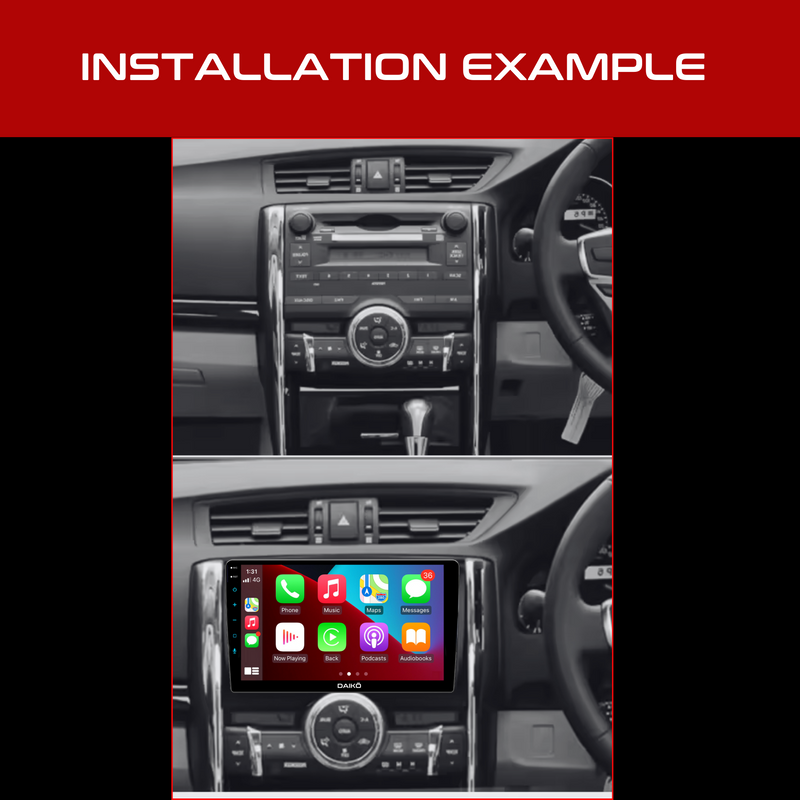 Daiko Ultra Multimedia Unit Wireless Carplay Android Auto GPS For Toyota Mark X 2010-2020 9Inch