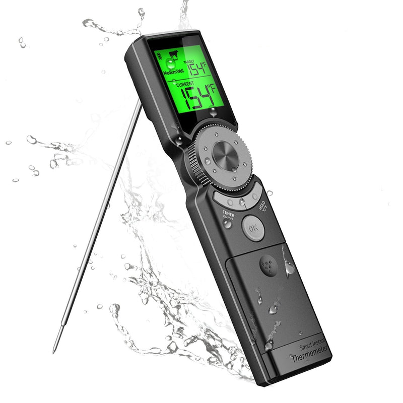 Instant BBQ Thermometer Waterproof Kitchen Thermometer