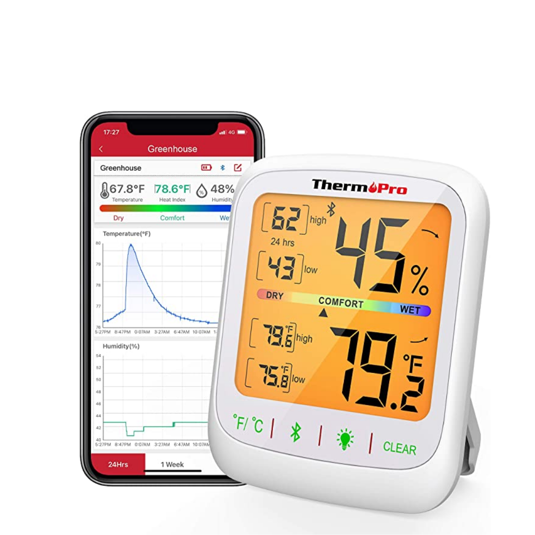 ThermoPro TP52 Digital Hygrometer Indoor Thermometer Temperature