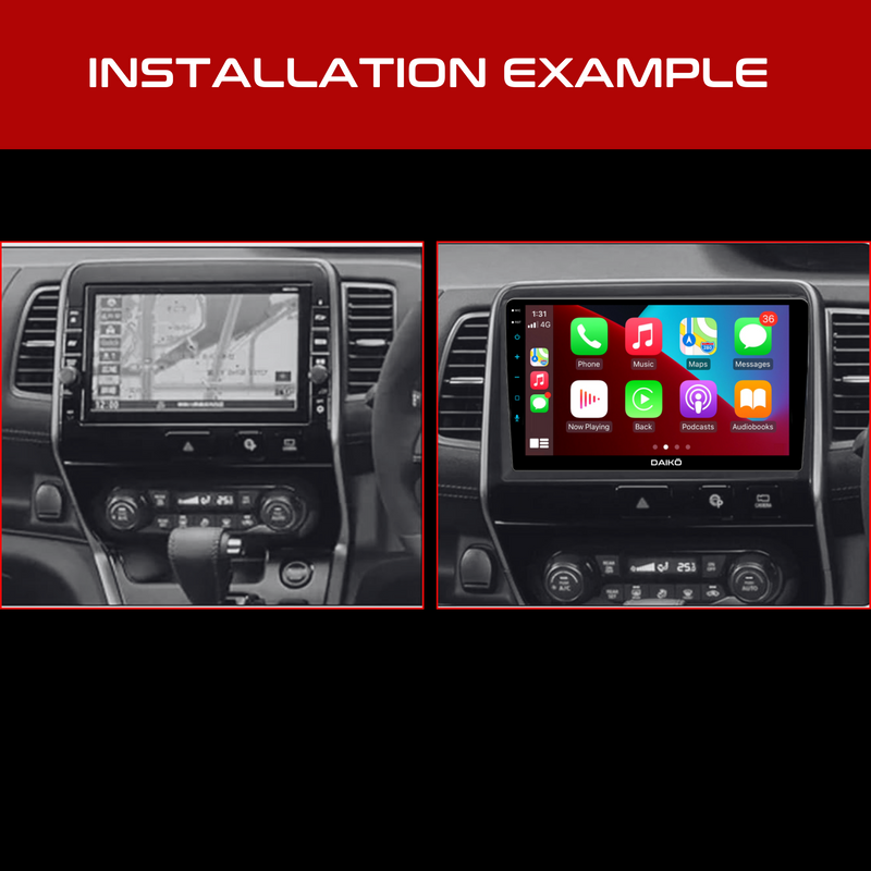 Daiko X Multimedia Unit Wireless Carplay Android Auto GPS For Nissan Serena 2016-21