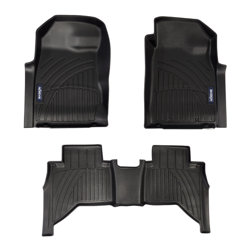 Nordvik Heavy Duty Floor Liners Kit For Isuzu D-Max 4 Doors 2016-2020