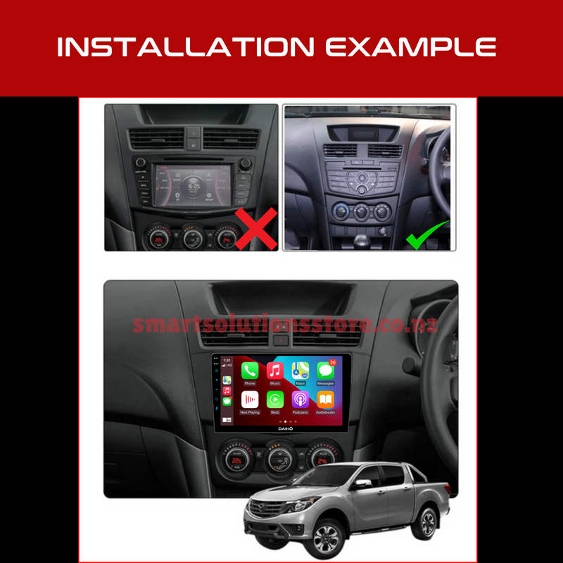 Daiko Ultra Car Stereo Wireless Carplay Android Auto For Mazda BT50 2012-2017