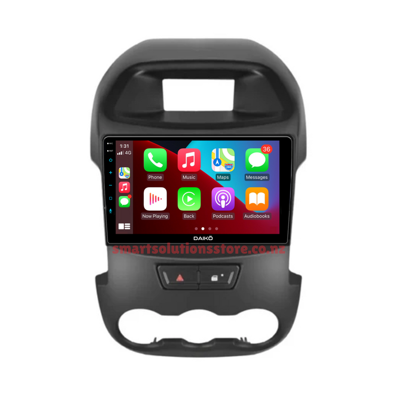 Daiko X Multimedia Unit Wireless Carplay Android Auto For Ford Ranger 2012-2015