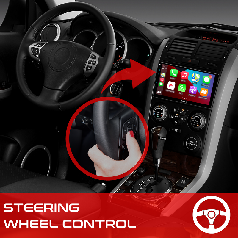 Daiko Multimedia Unit Wireless Carplay Android Auto For Kia Sportage 2004-2009