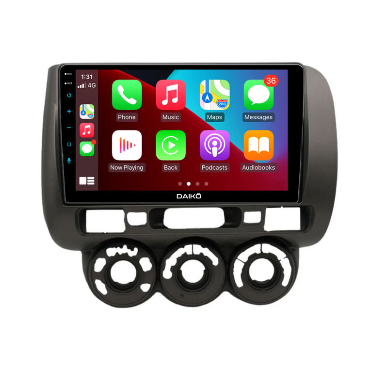 Daiko Multimedia Unit Wireless Carplay Android Auto For Honda Fit Jazz 2001-2008
