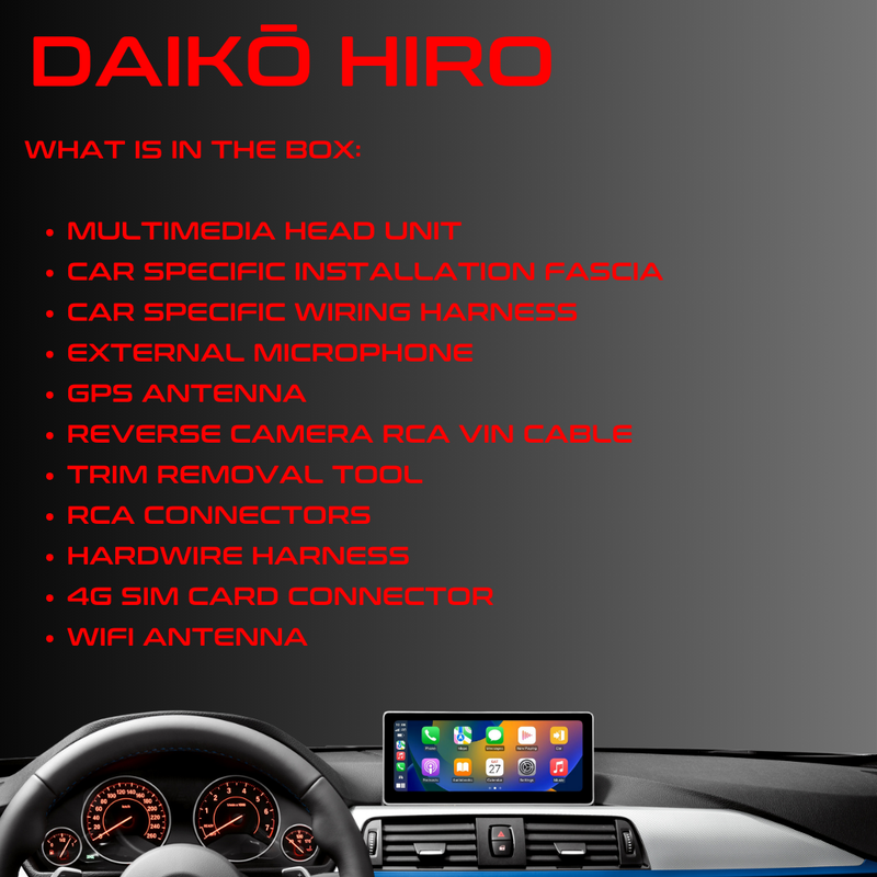 Daiko Hiro Car Stereo Wireless Carplay Android  Auto For Mazda 6 Atenza 2006-2012