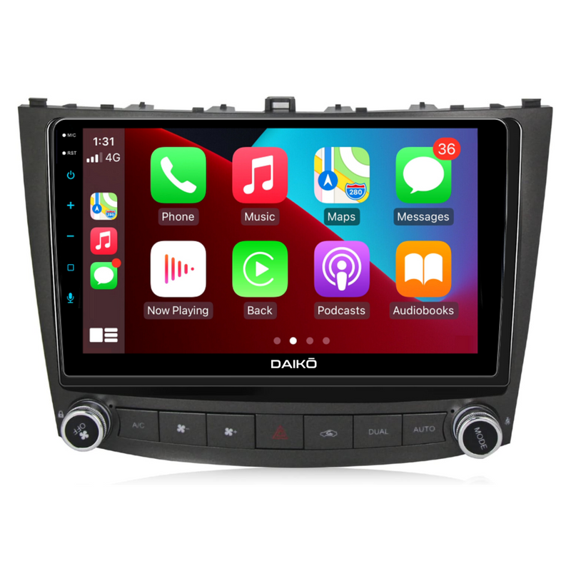 Daiko Multimedia Unit Wireless Carplay Android Auto GPS ForLexus IS250 2005-2012