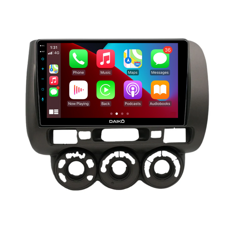 Daiko Ultra Car Stereo Carplay Android Auto For Honda Fit Jazz 2001-2008