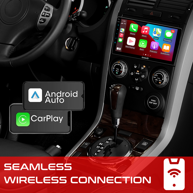 Daiko Multimedia Unit Wireless Carplay Android Auto For Jeep Wrangler 2018+