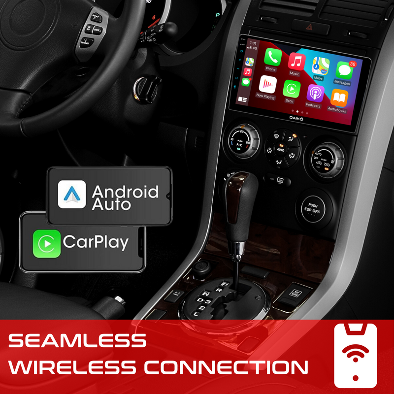 Daiko Car Stereo Wireless Carplay Android Auto For Toyota Corolla 2017 10Inch