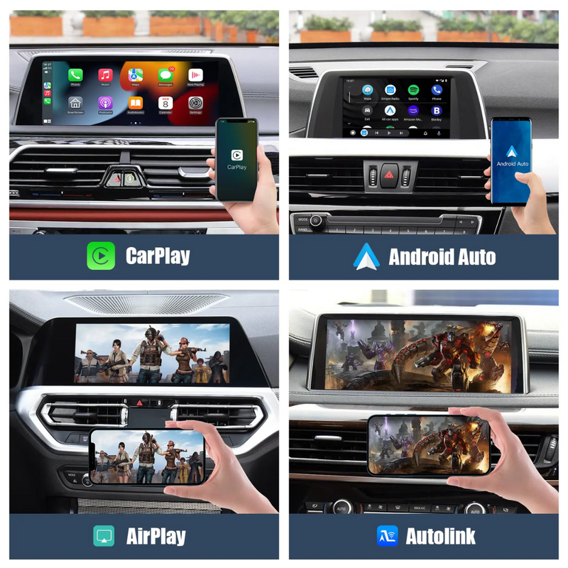 Wireless CarPlay Android Auto Decoder For BMW MINI NBT 1,2,3,4,5,7,X Series 2011-2017