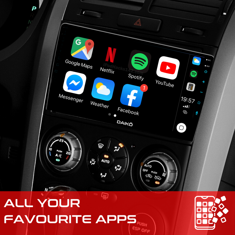 Daiko X Car Stereo Carplay Android Auto For Mitsubishi Outlander 2005-12