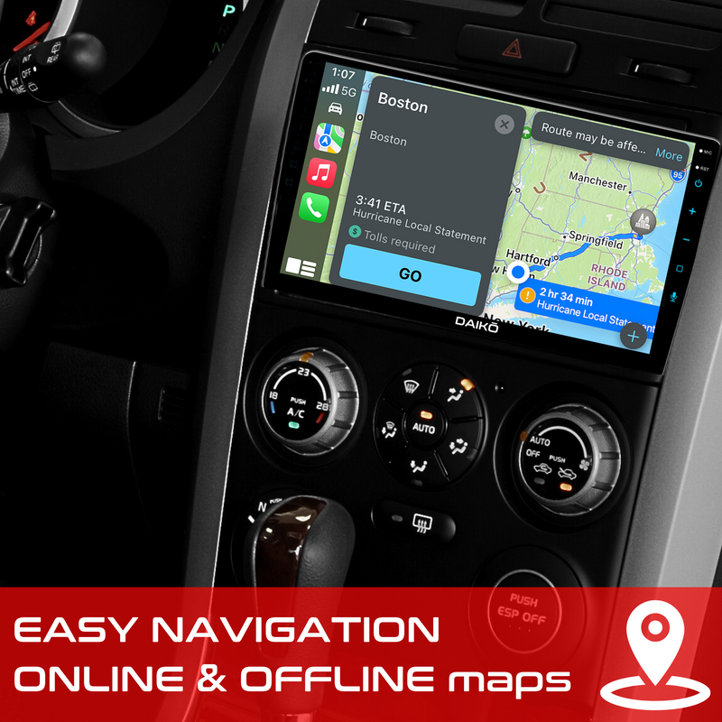 Daiko Multimedia Unit Wireless Carplay Android Auto For Kia Sportage 2004-2009