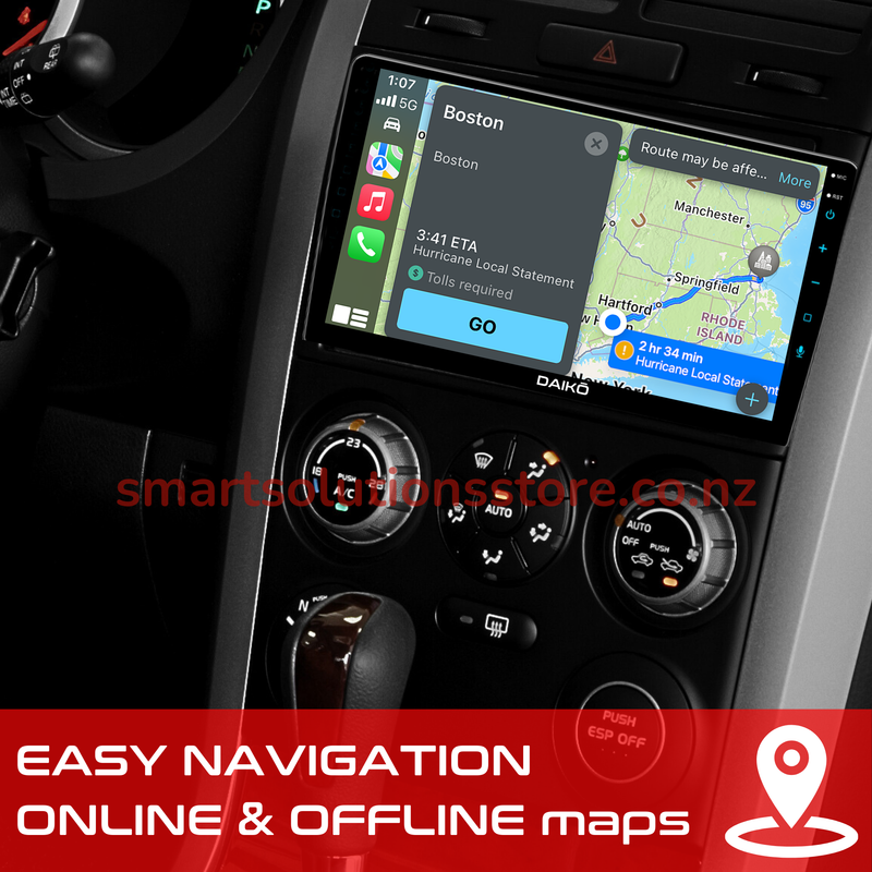 Daiko Car Stereo Carplay Android Auto For Subaru Forester Impreza XV '13-18