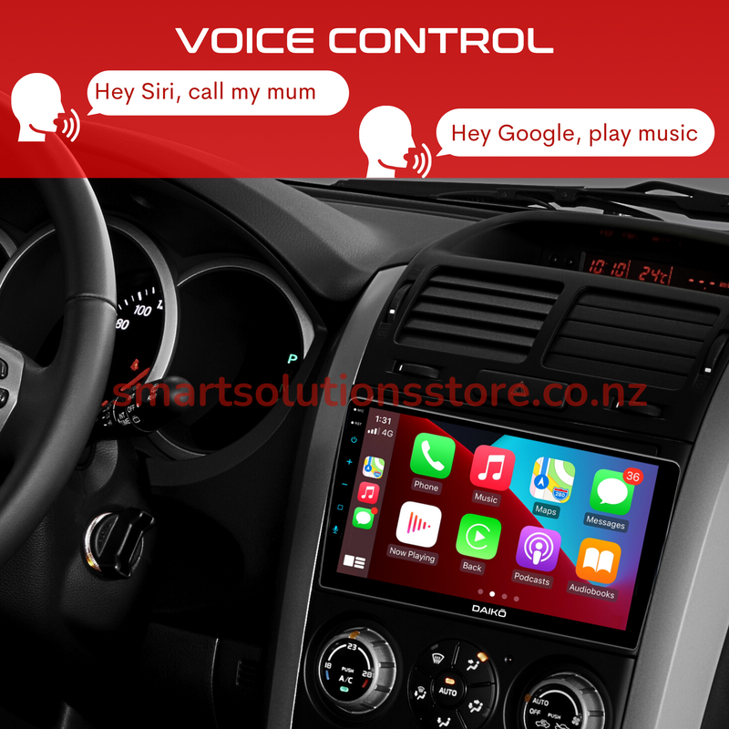 Daiko PRO Car Stereo Wireless Carplay Android 4GB RAM + 32GB Auto For Mazda 2 Demio 2007-13