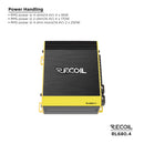 Recoil RL680.4 680 WATTS FULL RANGE CLASS-D 4-CHANNEL AMPLIFIER