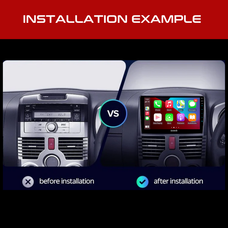Daiko X Car Stereo Wireless Carplay Android 2GB RAM + 32GB Auto 2GB RAM + 32GB For 2006-2016 Toyota Rush / Daihatsu Terios