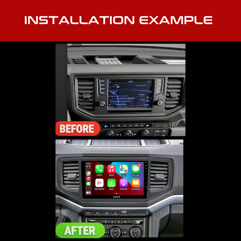 Daiko Ultra Car Stereo Wireless Carplay Android 6GB RAM + 126GB Auto For 2017 Volkswagen Crafter 10inch