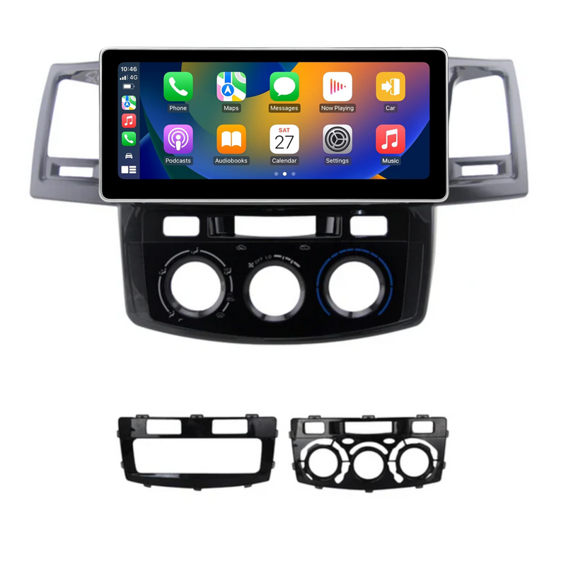Daiko Hiro Car Stereo For Toyota Hilux 2011-2015 Apple Carplay Android Auto GPS 4G SIM