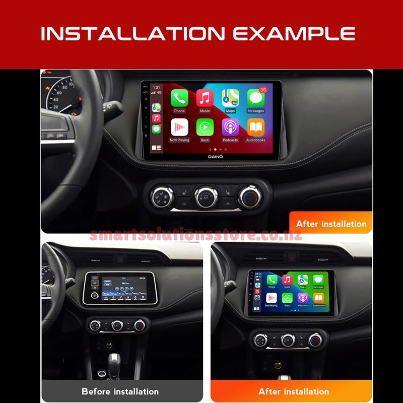 Daiko Ultra Car Stereo Wireless Carplay Android Auto For Nissan Kicks 2017+