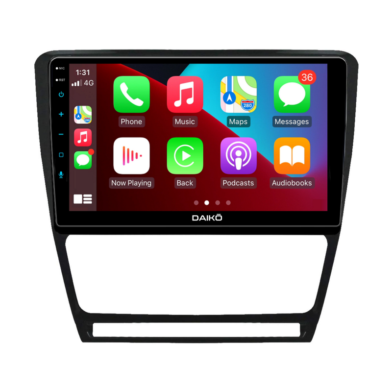 Daiko Multimedia Unit Wireless Carplay Android Auto For Skoda Octavia 2007-2014