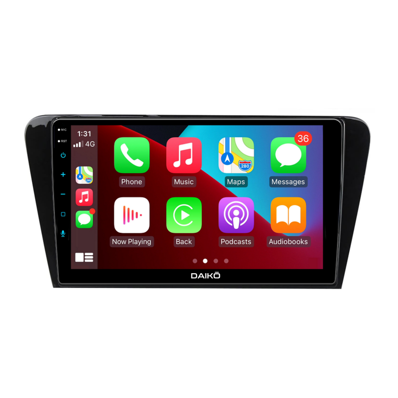 Daiko PRO Car Stereo Wireless Carplay Android Auto For Skoda Octavia 2015+