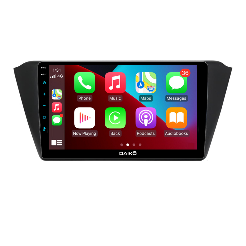 Daiko Multimedia Unit Wireless Carplay Android Auto For Skoda Fabia 2015+