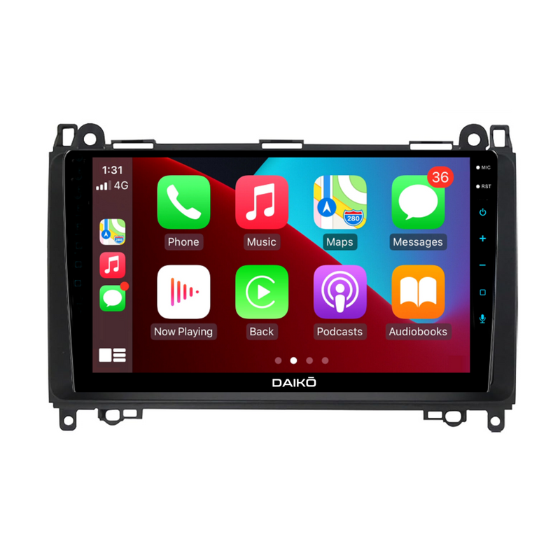 Daiko Car Stereo Wireless Carplay Android Auto For Mercedes Sprinter 2006+ VW Crafter 2006-16