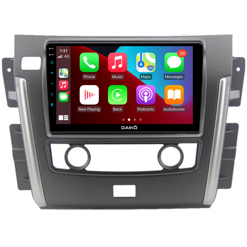 Daiko Ultra Car Stereo Wireless Carplay Android Auto For Nissan Patrol 2015-2023