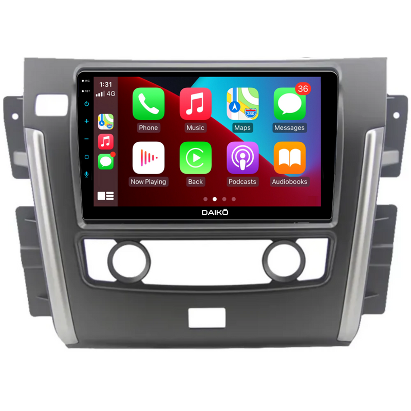 Daiko Multimedia Unit Wireless Carplay Android Auto For Nissan Patrol 2015-2023