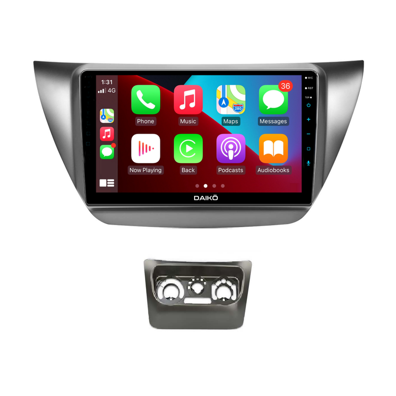 Daiko Ultra Car Stereo Wireless Carplay Android Auto For Mitsubishi Lancer IX 2006-2012