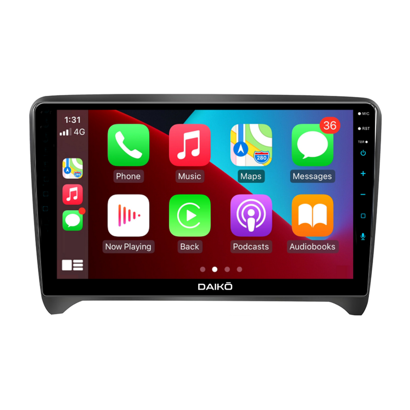 Daiko Ultra Car Stereo Wireless Carplay Android Auto For Audi TT 2006-2014