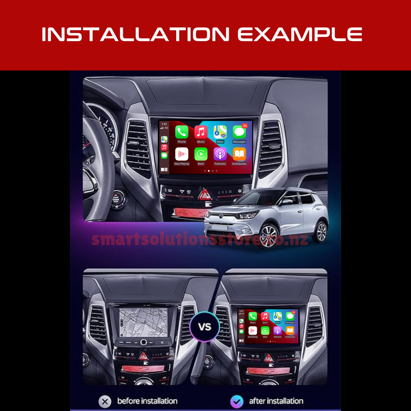 Daiko Ultra Car Stereo Wireless Carplay Android Auto For Ssang Yong Tivoli 2015+