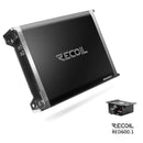 Recoil RS12K Single 12inch Complete Subwoofer and Amplifier Bass Package 4AWG Wiring Kit