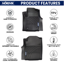 Nordvik Heavy Duty Floor Liners Kit For Toyota Camry Hybrid 2012-18