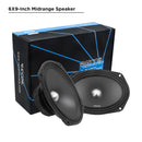 Recoil MS69-4P 6X9-Inch Midrange Pro Audio Car Speakers 700W Max 350W RMS (Pair) 4Ohm