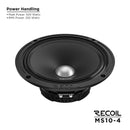 Recoil MS10-4 PRO AUDIO PRO AUDIO MIDRANGE SPEAKER 1 PIECE 500W Max 250W RMS