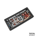 Recoil SPL4200.4 4200 WATTS CLASS-D 4-CHANNEL AMPLIFIER
Power @1Ohm (14.4V) 1050W x 4
P