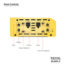 Recoil RL680.4 680 WATTS FULL RANGE CLASS-D 4-CHANNEL AMPLIFIER