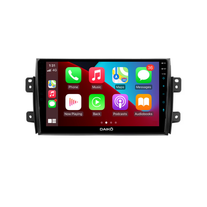 Daiko PRO Car Stereo Wireless Carplay Android 4GB RAM + 32GB Auto For 2005-2016 Suzuki SX4 / Fiat Sedici