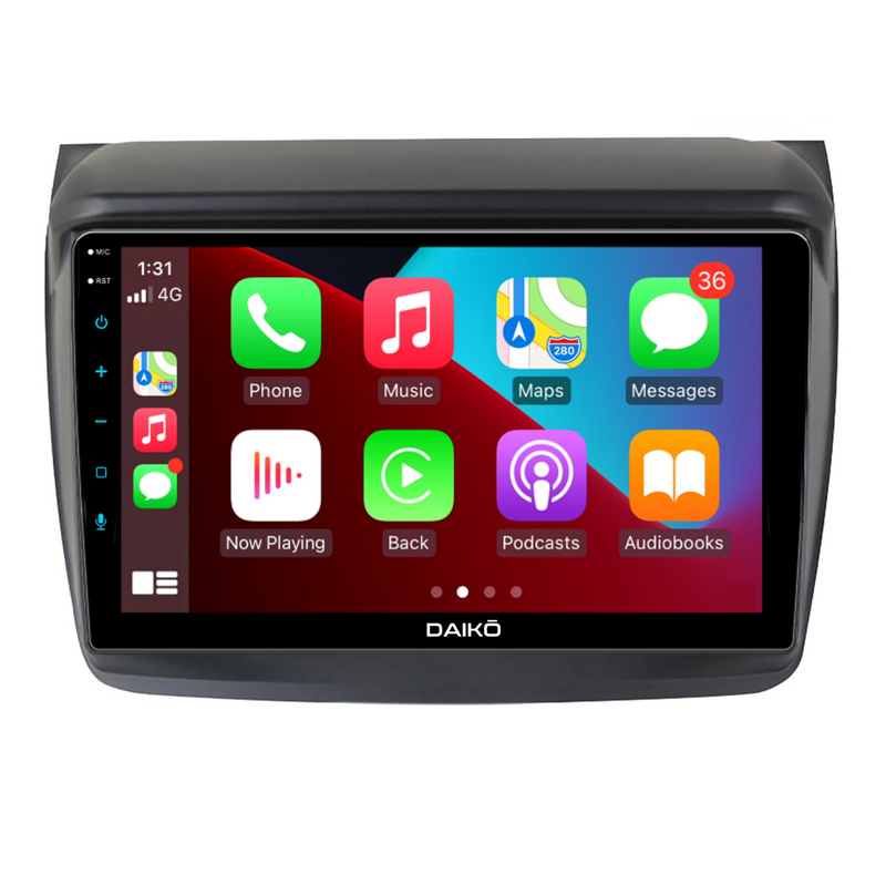 Daiko PRO Car Stereo Carplay Android Auto For Mitsubishi Pajero Triton 2006-15