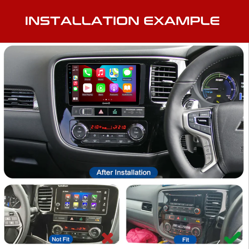 Daiko Car Stereo Carplay Android Auto For Mitsubishi Outlander 2013-2021