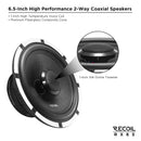 Recoil RX65 Echo Pro 6.5" Coaxial Speakers 140W Max