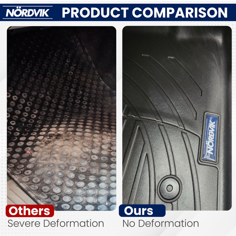 Nordvik Heavy Duty Floor Liners Kit For Isuzu D-Max 4 Doors 2016-2020