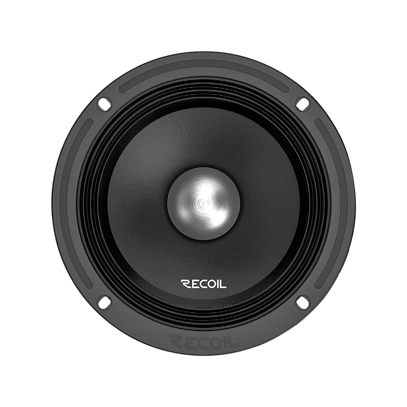 Recoil MS8-4P 8-Inch Midrange Pro Audio Car Speakers, 800W Max 400 Watts RMS (Pair) 4Ohm