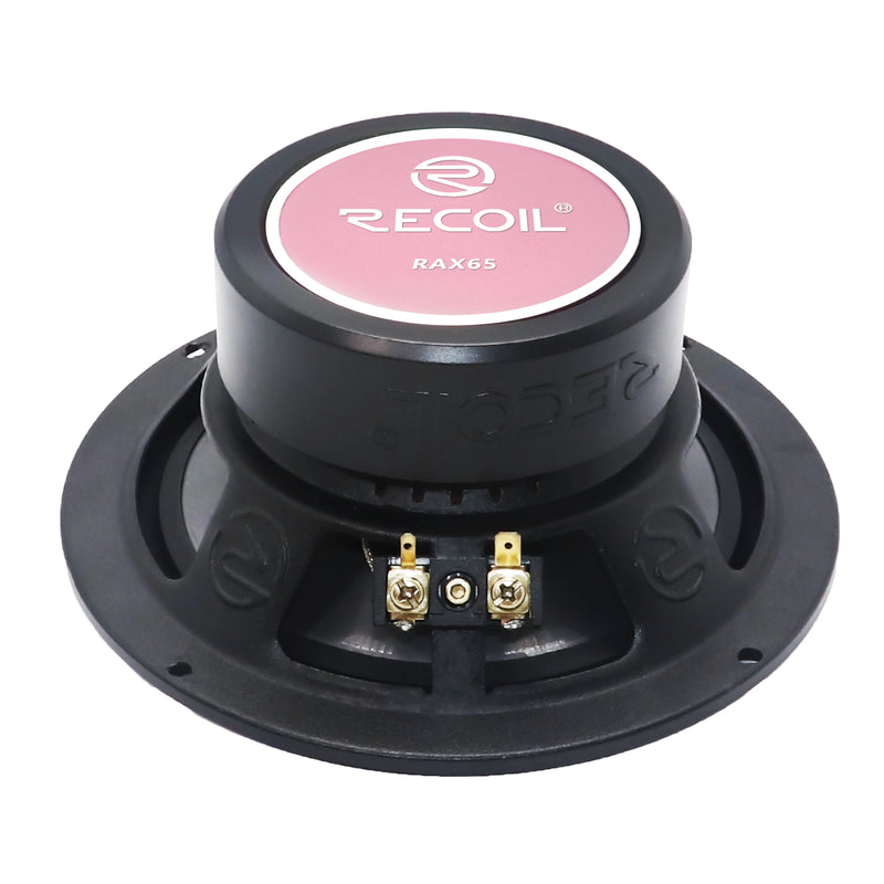 Recoil RAX65 6.5-Inch 2-way 4-ohm Car Audio Coaxial Speaker System