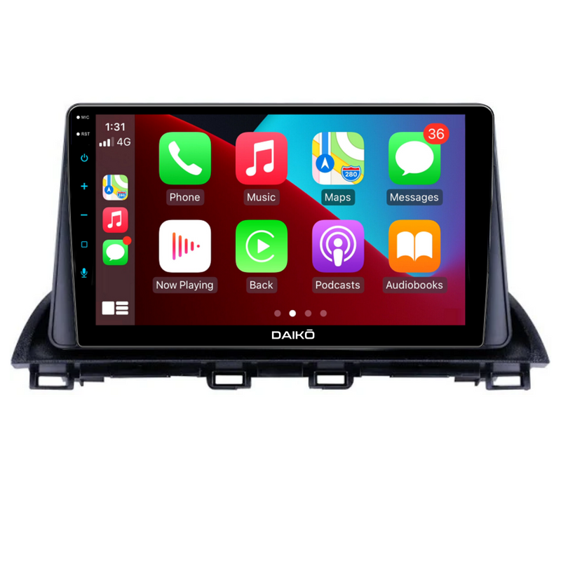 Daiko PRO Car Stereo Wireless Carplay Android Auto For Mazda 3 Axela 2013-2019 NO SCREEN DASHBOARD