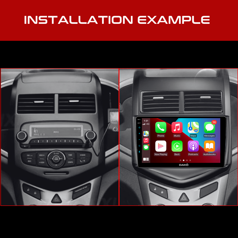 Daiko X Car Stereo Wireless Carplay Android Auto For Holden Barina 2011-2016