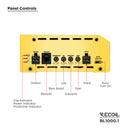 Recoil RL1000.1 Class-D Mono-block Subwoofer Amplifier 1000W RMS