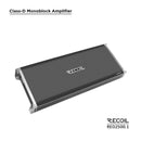 Recoil RED2500.1 Subwoofer Amplifier Class-D 5000W Max Car Audio Mono-block